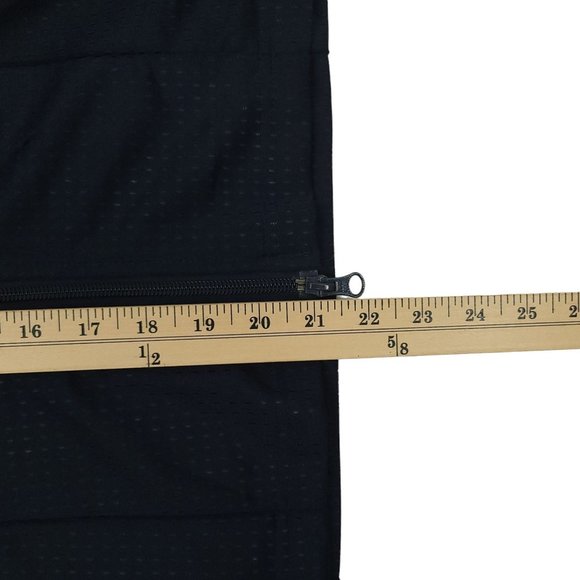 Nike Hooded Mesh Full Zip Athletic Track Jacket Size S Navy Blue White Yellow - Picture 7 of 16